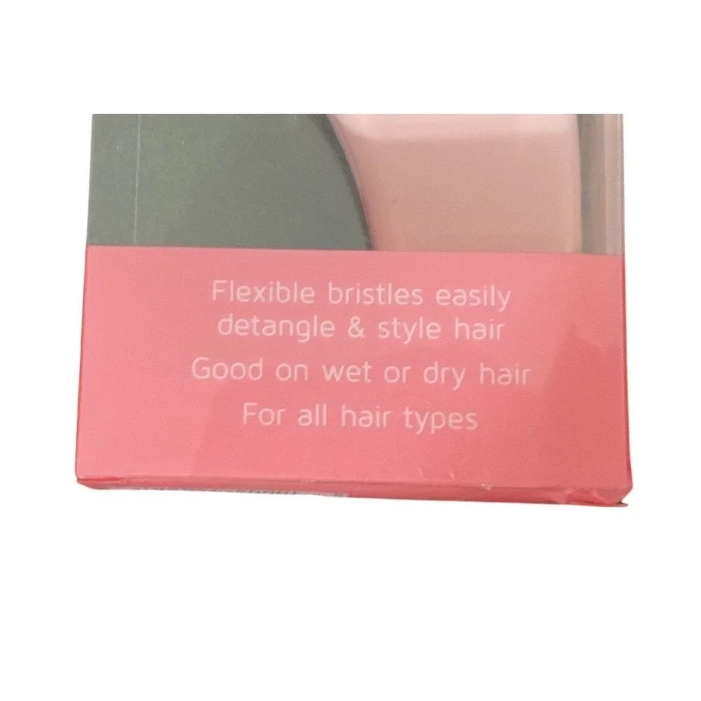 Brush It Pro Detangler Brush Kids OS Pink Floral New Rose Butterfly Hairbrush
